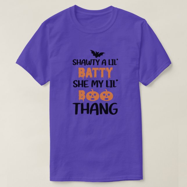 shawty a lil batty she my lil boo thang01 T-Shirt (Design Front)