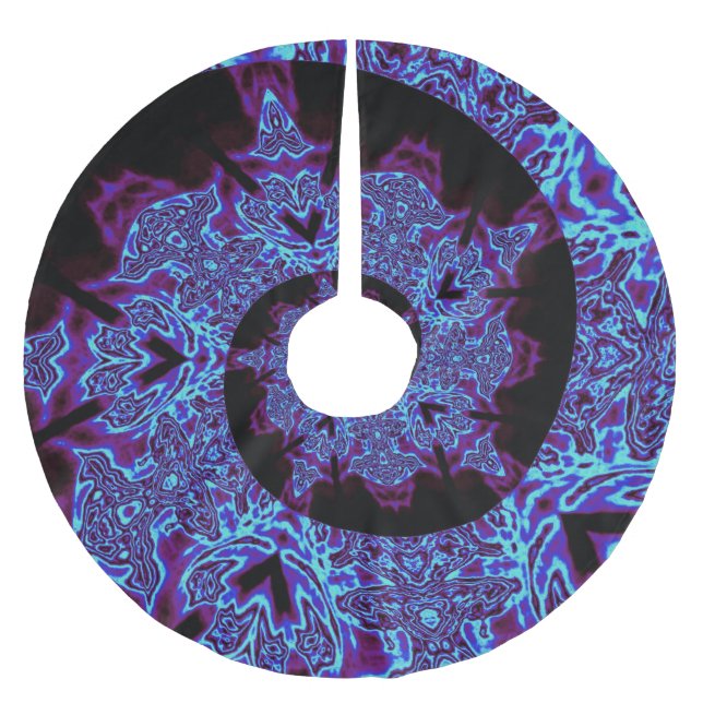 Shay Brushed Polyester Tree Skirt (Front)