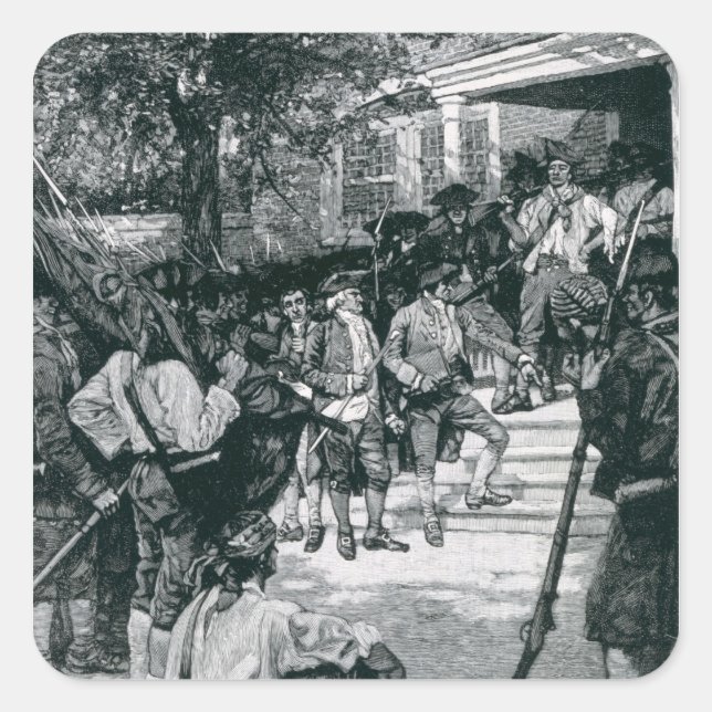 Shays's Mob in Possession of a Courthouse Square Sticker (Front)