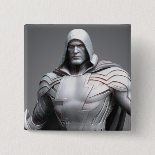 Shazam 15 Cm Square Badge (Front)