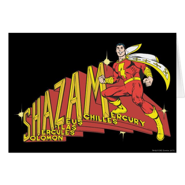 Shazam Acronym (Front Horizontal)