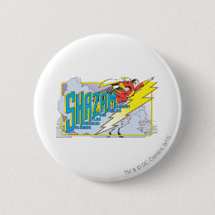 Shazam Acronym 2 6 Cm Round Badge