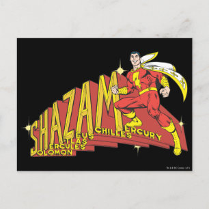 Shazam Acronym Postcard