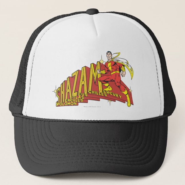 Shazam Acronym Trucker Hat (Front)