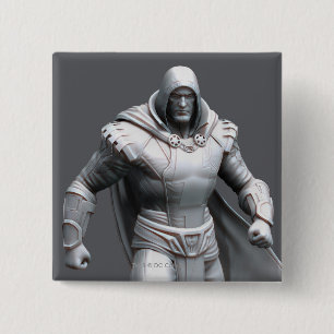 Shazam Alternate 15 Cm Square Badge