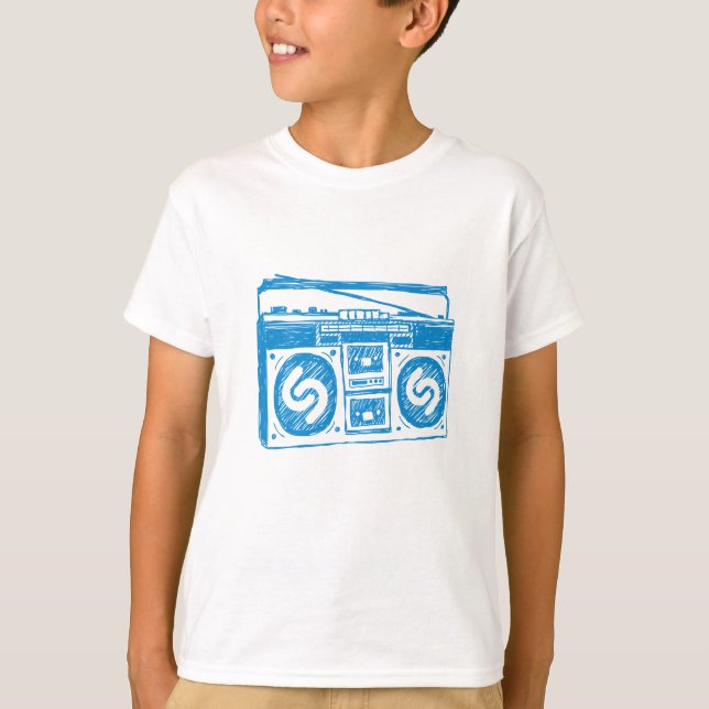 Shazam Boombox T-Shirt (Front)
