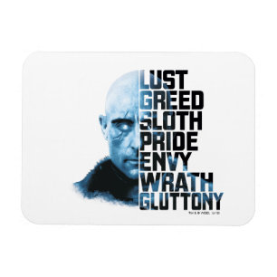 SHAZAM!   Dr. Sivana Seven Deadly Sins Graphic Magnet