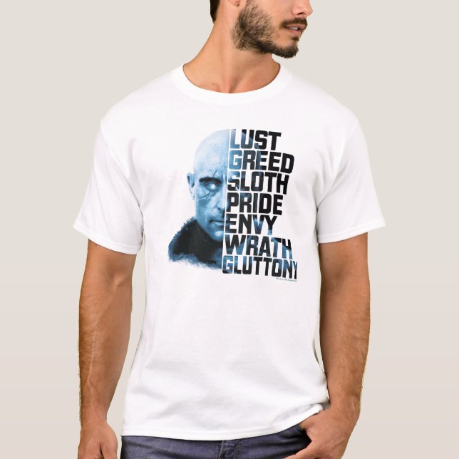 SHAZAM! | Dr. Sivana Seven Deadly Sins Graphic T-Shirt (Front)