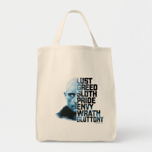 SHAZAM! Dr. Sivana Seven Deadly Sins Graphic Tote Bag