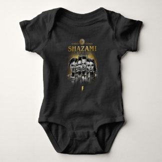 SHAZAM! Fury of the Gods | Character Photo Bars Baby Bodysuit