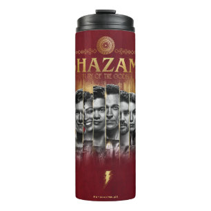 SHAZAM! Fury of the Gods   Character Photo Bars Thermal Tumbler