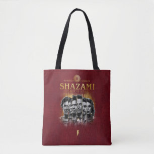 SHAZAM! Fury of the Gods   Character Photo Bars Tote Bag