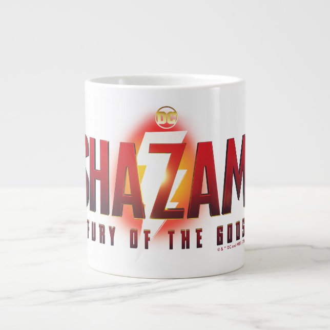 SHAZAM! Fury of the Gods | Fury of the Gods Logo Large Coffee Mug (Front)