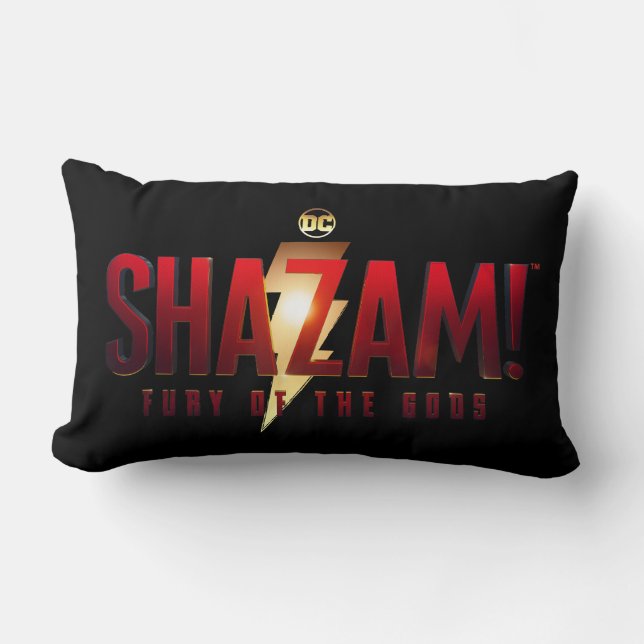 SHAZAM! Fury of the Gods | Fury of the Gods Logo Lumbar Cushion (Front)