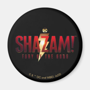 SHAZAM! Fury of the Gods   Fury of the Gods Logo Magnet