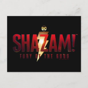 SHAZAM! Fury of the Gods Fury of the Gods Logo Postcard