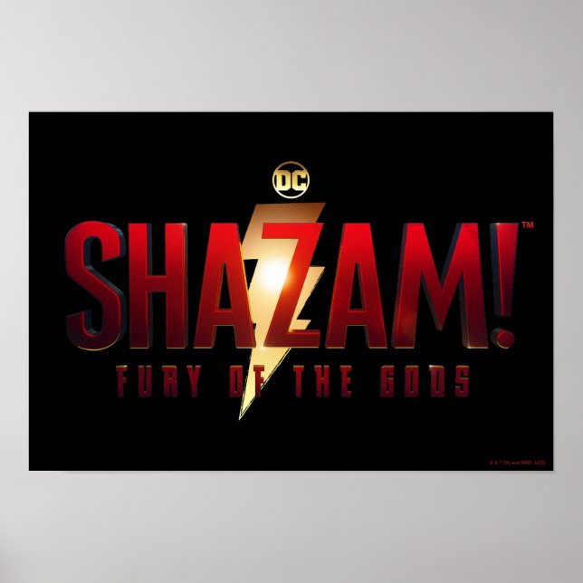 SHAZAM! Fury of the Gods | Fury of the Gods Logo Poster (Front)
