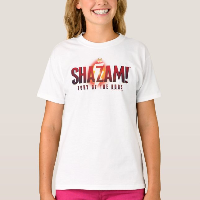 SHAZAM! Fury of the Gods | Fury of the Gods Logo T-Shirt (Front)