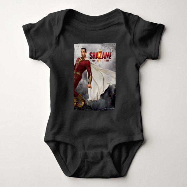 SHAZAM! Fury of the Gods | Hang Loose Movie Poster Baby Bodysuit (Front)