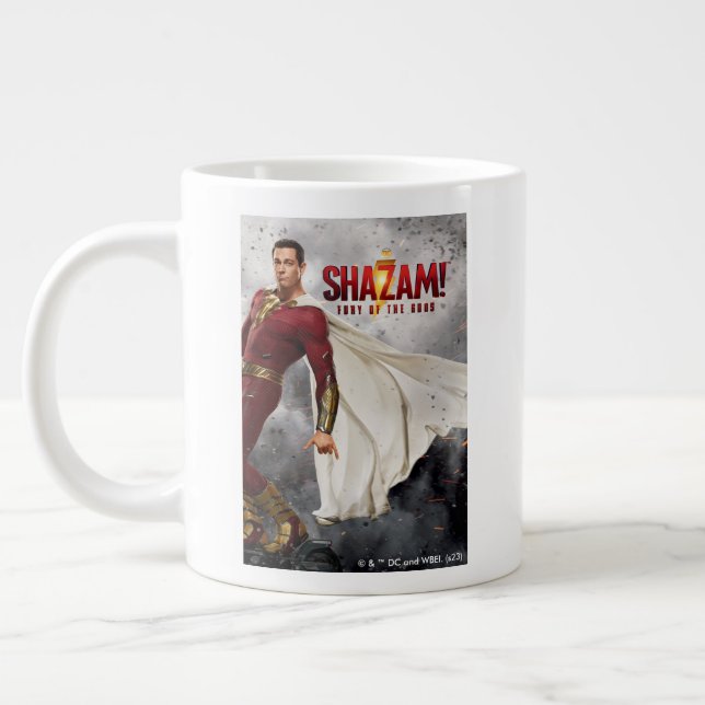 SHAZAM! Fury of the Gods | Hang Loose Movie Poster Large Coffee Mug (Left)