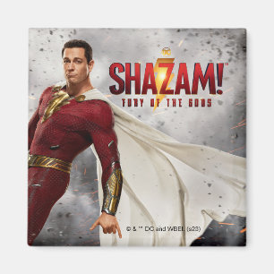 SHAZAM! Fury of the Gods   Hang Loose Movie Poster Magnet