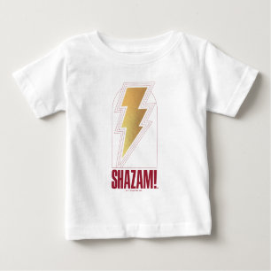 SHAZAM! Fury of the Gods   Lightning Bolt Badge Baby T-Shirt