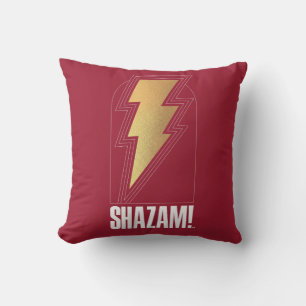 SHAZAM! Fury of the Gods Lightning Bolt Badge Cushion