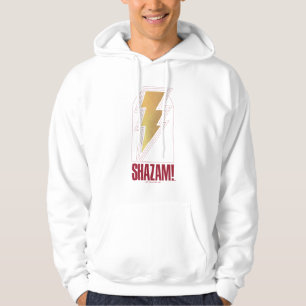SHAZAM! Fury of the Gods   Lightning Bolt Badge Hoodie