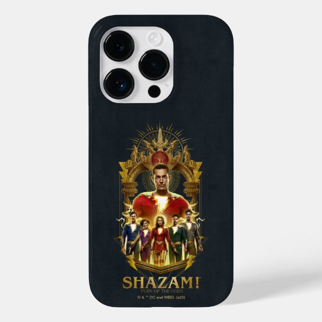SHAZAM! Fury of the Gods | Ornate SHAZAMily Frame Case-Mate iPhone Case (Back)