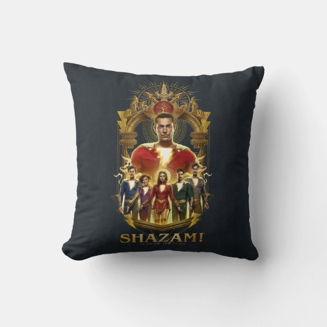 SHAZAM! Fury of the Gods | Ornate SHAZAMily Frame Cushion (Front)