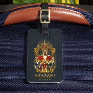 SHAZAM! Fury of the Gods | Ornate SHAZAMily Frame Luggage Tag