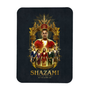 SHAZAM! Fury of the Gods Ornate SHAZAMily Frame Magnet