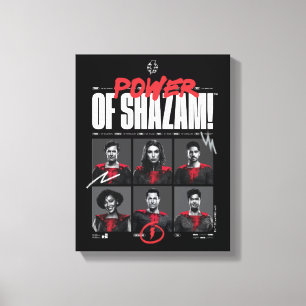 SHAZAM! Fury of the Gods Power of SHAZAM Group Canvas Print
