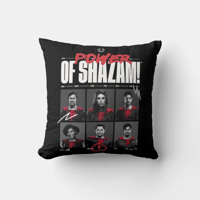 SHAZAM! Fury of the Gods | Power of SHAZAM Group Cushion (Front)