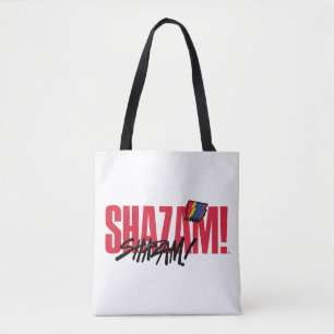 SHAZAM! Fury of the Gods   Rainbow Bolts Logo Tote Bag