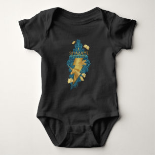 SHAZAM! Fury of the Gods Realm of the Gods Logo Baby Bodysuit