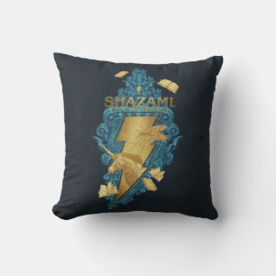 SHAZAM! Fury of the Gods   Realm of the Gods Logo Cushion