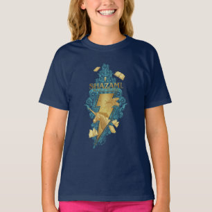 SHAZAM! Fury of the Gods Realm of the Gods Logo T-Shirt