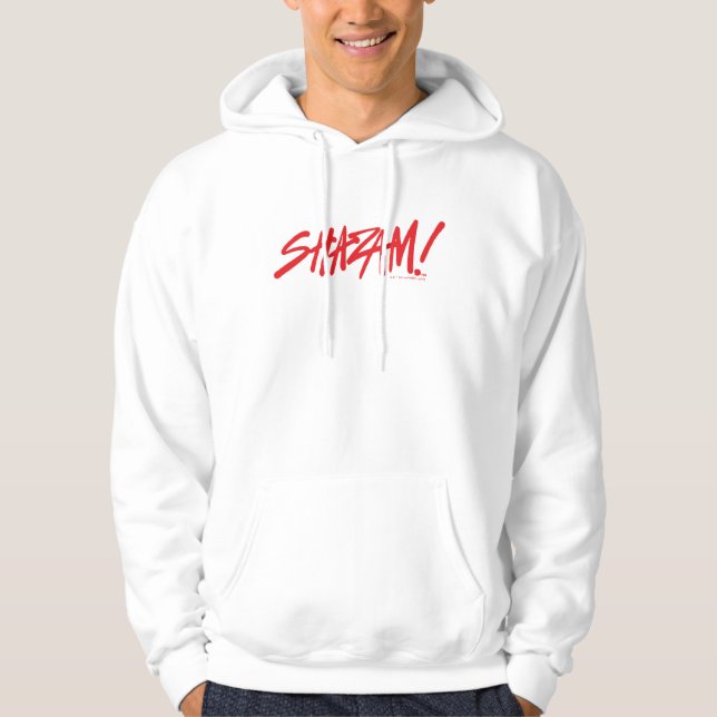 SHAZAM! Fury of the Gods | Red Marker Logo Hoodie (Front)