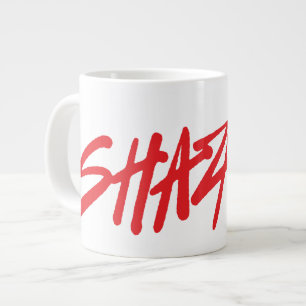 SHAZAM! Fury of the Gods   Red Marker Logo Large Coffee Mug