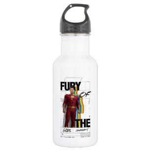 SHAZAM! Fury of the Gods   Retro Album Style Art 532 Ml Water Bottle