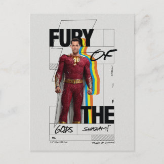 SHAZAM! Fury of the Gods | Retro Album Style Art Postcard