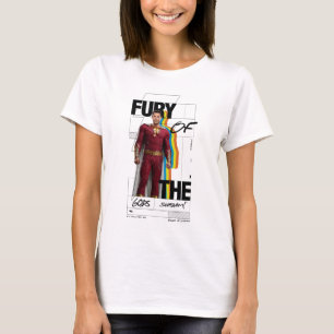 SHAZAM! Fury of the Gods   Retro Album Style Art T-Shirt