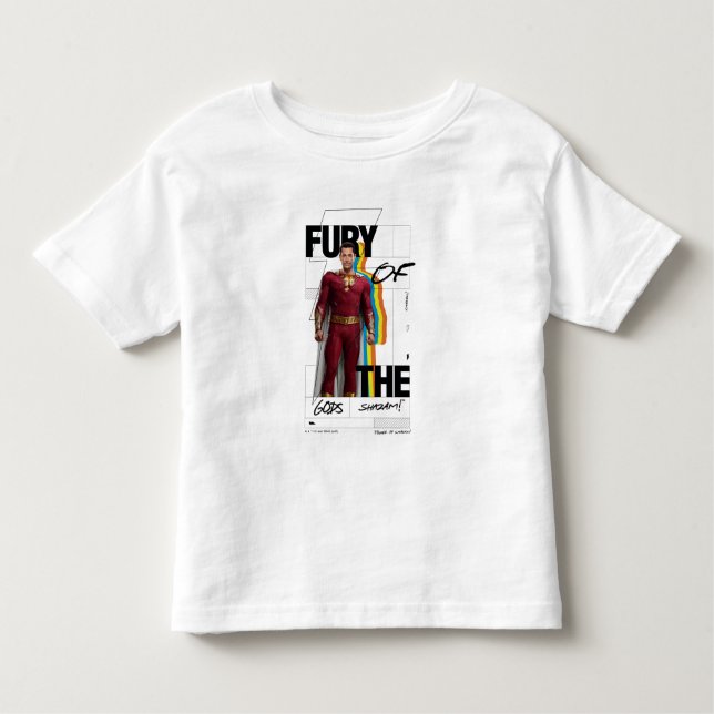 SHAZAM! Fury of the Gods | Retro Album Style Art Toddler T-Shirt (Front)