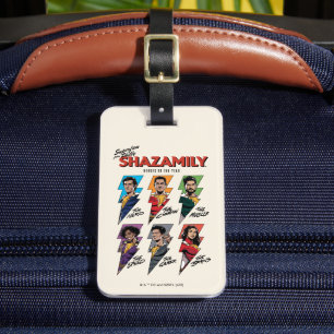 SHAZAM! Fury of the Gods SHAZAMily Comic Bolts Luggage Tag
