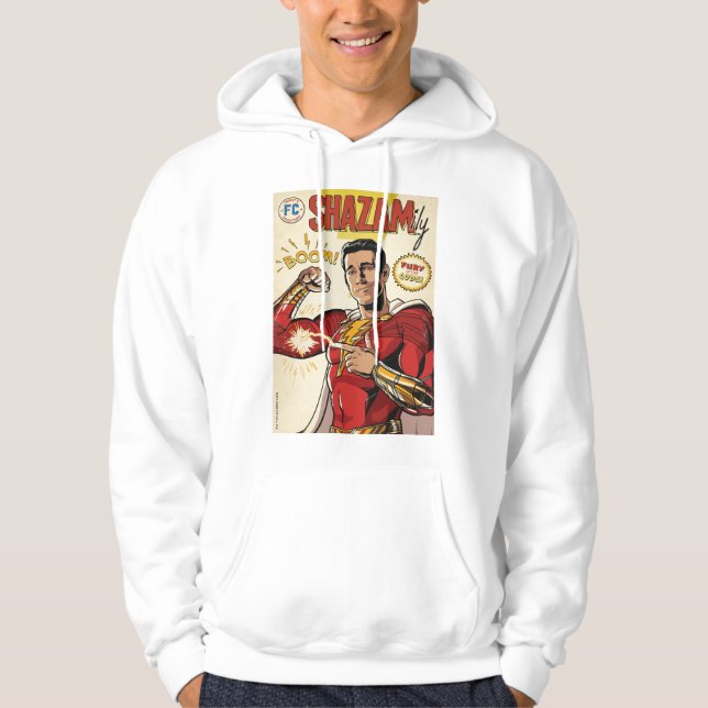 SHAZAM! Fury of the Gods | SHAZAMily Comic Cover Hoodie (Front)
