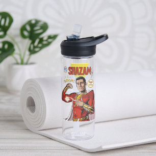 SHAZAM! Fury of the Gods   SHAZAMily Comic Cover Water Bottle