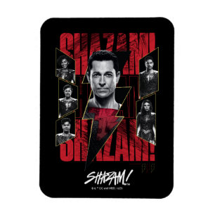 SHAZAM! Fury of the Gods SHAZAMily Group Magnet