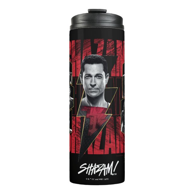 SHAZAM! Fury of the Gods | SHAZAMily Group Thermal Tumbler (Front)