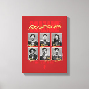 SHAZAM! Fury of the Gods SHAZAMily Yearbook Canvas Print